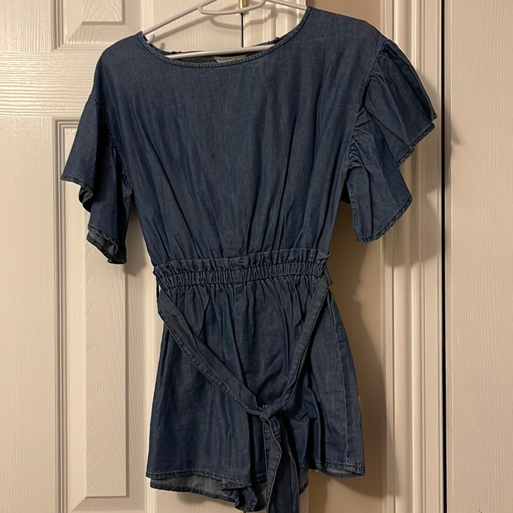 One piece shorts outfit